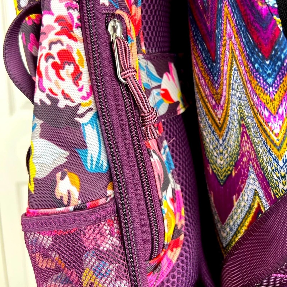NWT Vera Bradley Lighten Up Journey Backpack - Indiana Blossoms - Picture 12 of 16